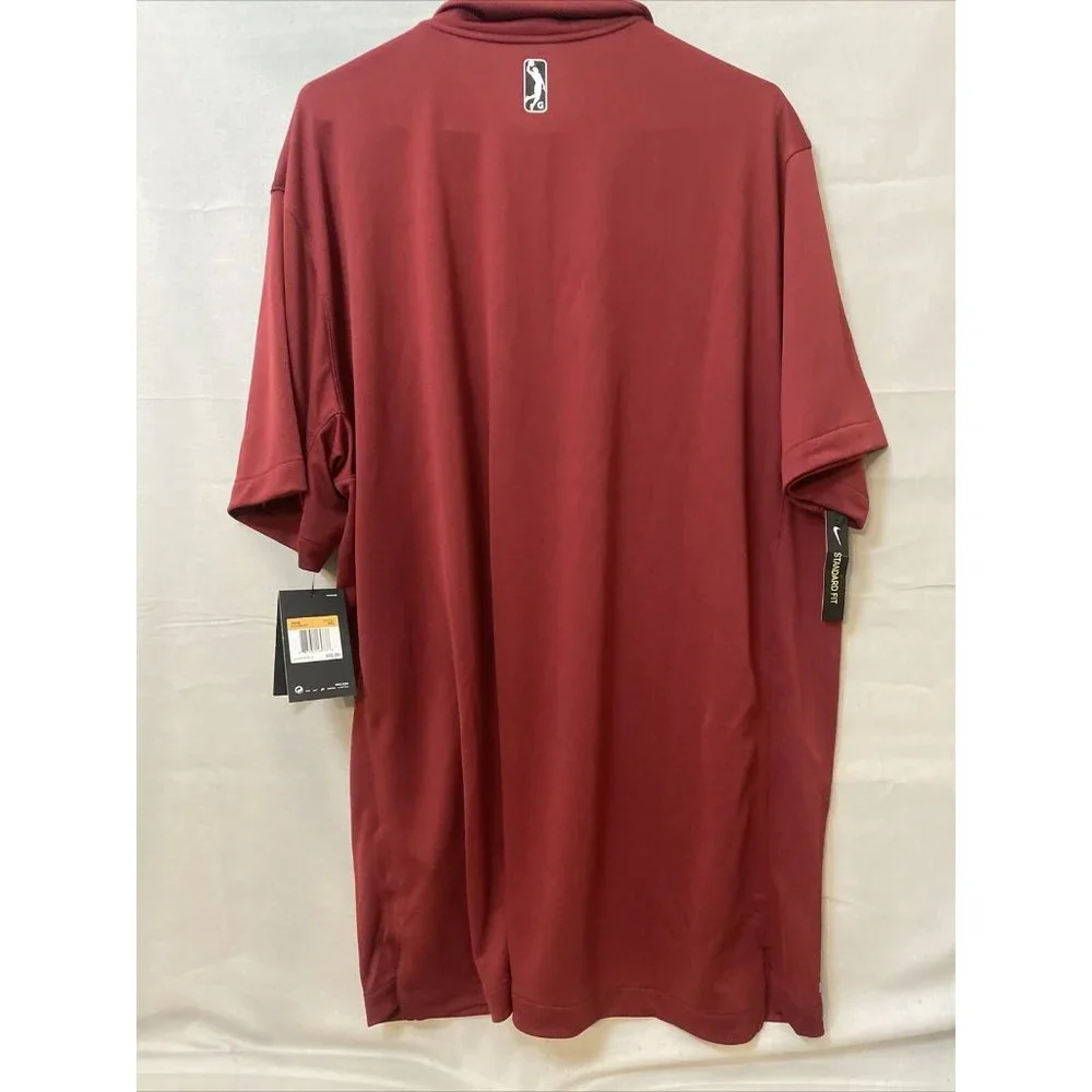 Nike NBA Canton Chargers Men Short Sleeve Shirt Maroon Red XXL 887231164738 2XL - Picture 7 of 8